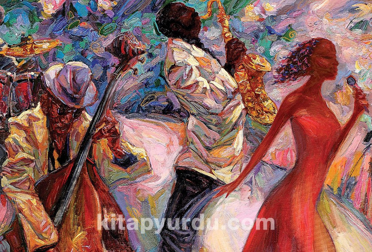 Jazz Trio | Houten Puzzel | 1000 Stukjes | 44 x 59 | King of Puzzle